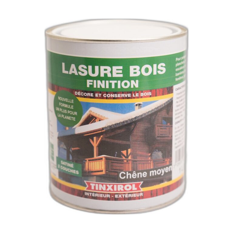Tinxirol Lasure bois intérieur et extérieur à l’eau