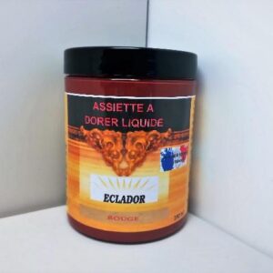 photo-ft-161 Eclador Assiette à dorer solvantée rouge
