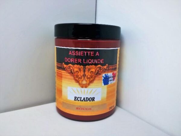 photo-ft-161 Eclador Assiette à dorer solvantée rouge