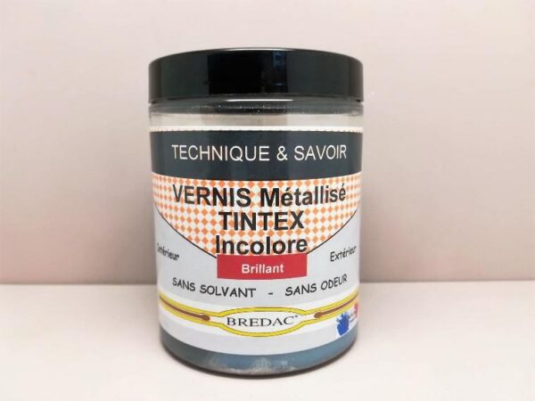 Bredac Vernis métallisé incolore
