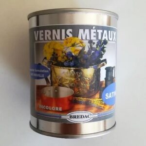 Bredac Vernis incolore pour métaux en aérosol